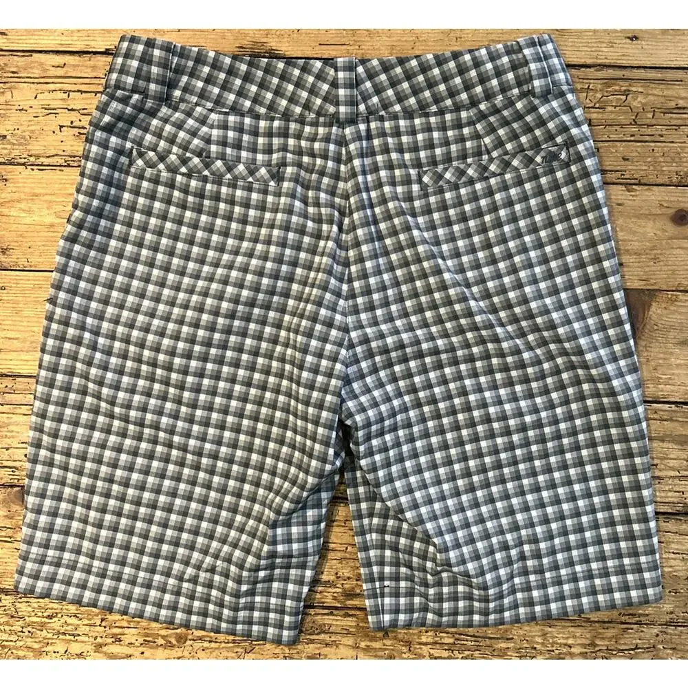 Nike Golf Women’s Gray Plaid Golf Shorts Size 12
